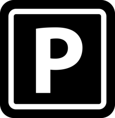 Parking Sign Silhouette Cutting Svg Files, Free Vectors File